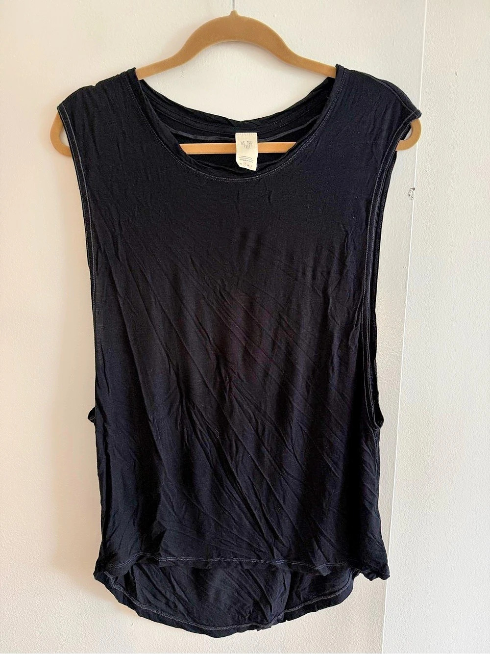 We The Free - Black Tank Top; Size XS